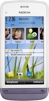 Nokia C5-03 White Lilac Nokia C5-03 White Lilac